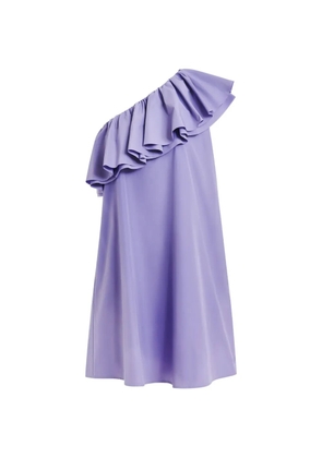 Essentiel Antwerp ruffled one-shoulder mini dress - Purple