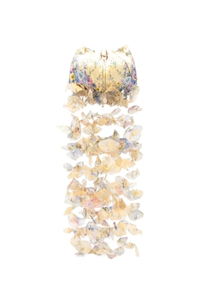 Camilla floral pouch bag - Yellow