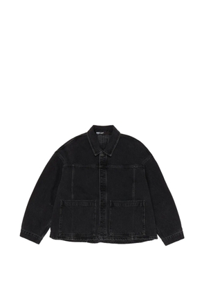 Bimba y Lola patch-pocket cotton jacket - Black