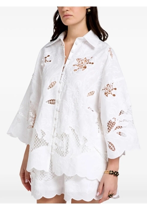 VASILIKI Maha floral lace dress - Black