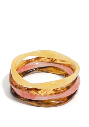 Bimba y Lola resin bracelet (set of four) - Pink