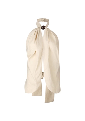 Faithfull the Brand Biba halterneck top - Neutrals