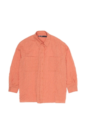 Bimba y Lola striped chest-pocket shirt - Orange