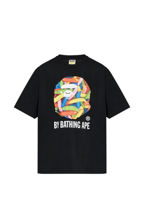 A BATHING APE® printed T-shirt - Black