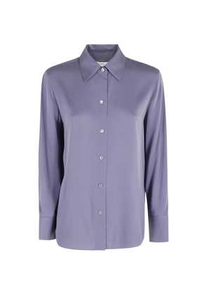 Vince long-sleeve button shirt - Purple