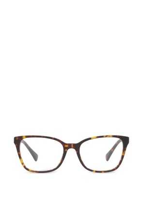 Polo Ralph Lauren tortoiseshell-effect rectangle-frame glasses - Brown