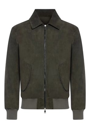 FRANZESE COLLECTION zip leather jacket - Green