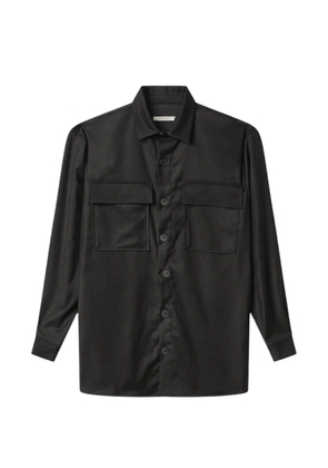 HINNOMINATE buttoned pocket shirt - Black