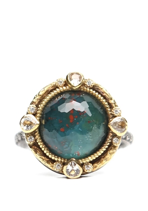 Rewind Vintage Affairs x Sevan Bıçakçı 18K gold plated diamond ring