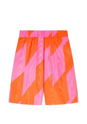 DRIES VAN NOTEN printed shorts - Orange