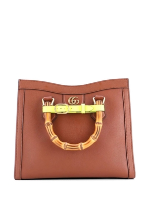 Gucci Pre-Owned Diana NM Bamboo Handle Leather Small tote bag - Brown