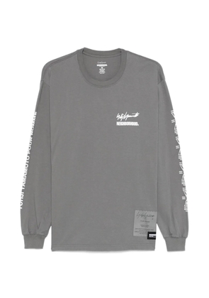 Yohji Yamamoto x Neighborhood long-sleeve T-shirt - Grey