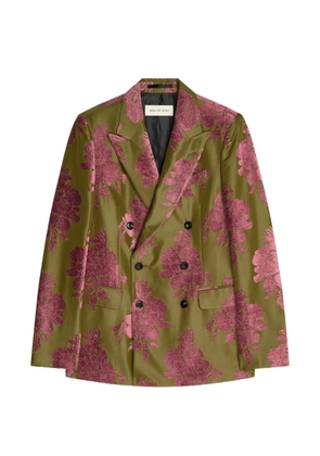 DRIES VAN NOTEN double-breasted blazer - Green