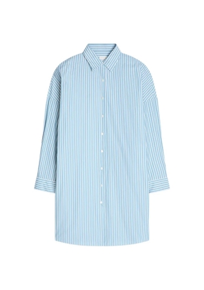 DRIES VAN NOTEN striped shirt dress - Blue