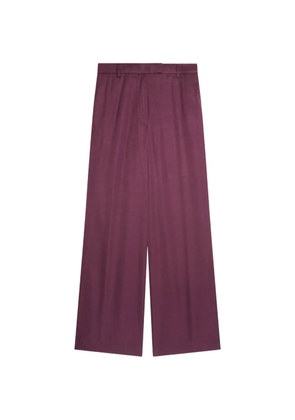 DRIES VAN NOTEN wide-leg trousers - Purple