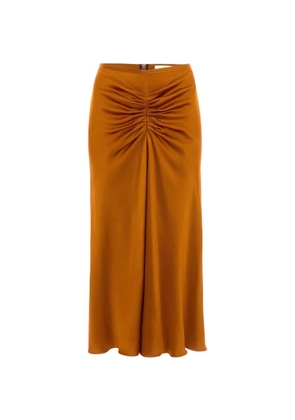 Victoria Beckham midi Bela skirt - Orange