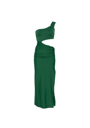 Fisico asymmetrical midi dress - Green