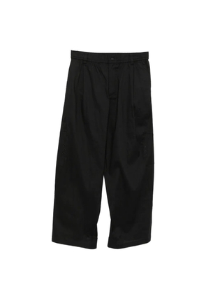 CROQUIS loose minimalist trousers - Black
