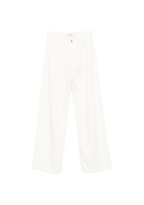 ICON DENIM Poppy lyocell denim trousers - White