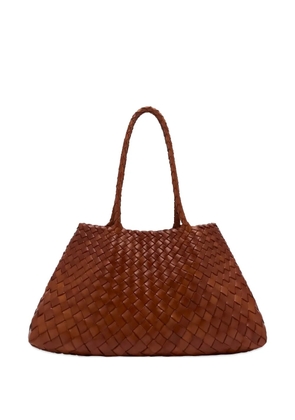 DRAGON DIFFUSION big Santa Croce shoulder bag - Brown