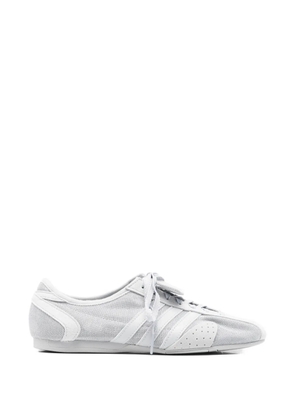 adidas by Stella McCartney metallic lace-up sneakers - Grey