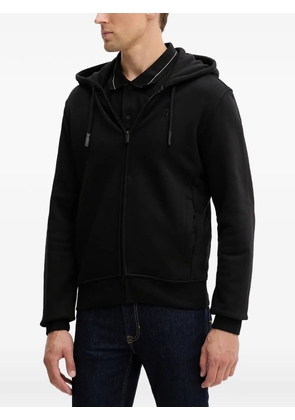 Trussardi jersey zip-up hoodie - Black