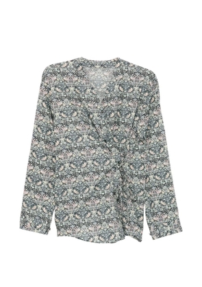 JNBY floral-print blouse - Blue