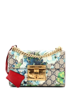 Gucci Pre-Owned Padlock Blooms Print GG Coated Canvas Small shoulder bag - Multicolour