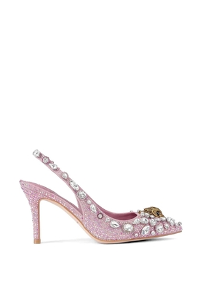 Kurt Geiger London Belgravia crystal-embellished pumps - Pink