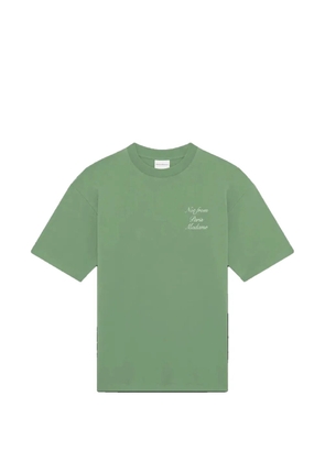 Drôle De Monsieur logo-print T-shirt - Green