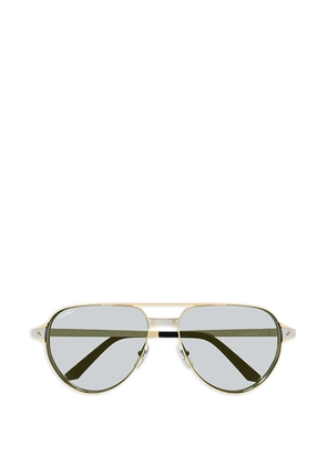 Cartier Eyewear Santos de Cartier sunglasses - Gold