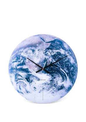 Karlsson Earth wall clock - Blue