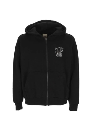Jaws zip-up hoodie - Black