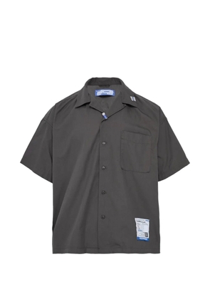 Maison MIHARA YASUHIRO short-sleeve oxford shirt - Grey