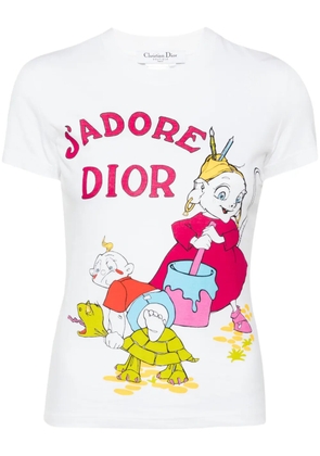 Christian Dior Pre-Owned 2002 Short Sleeve Top - White