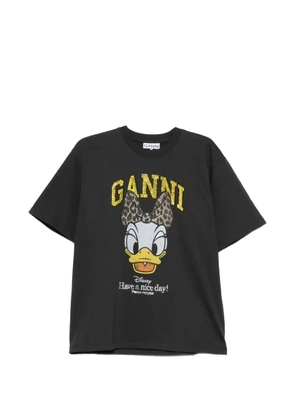 GANNI x Disney Daisy-print T-shirt - Grey