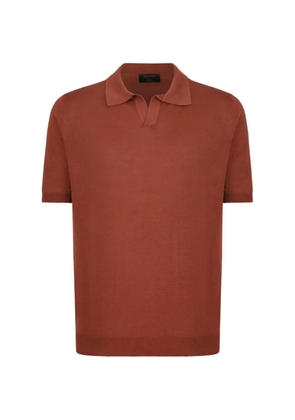 Gran Sasso short-sleeve polo shirt - Brown