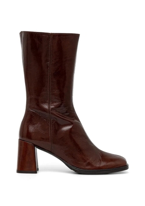 BILLI BI square toe boots - Brown