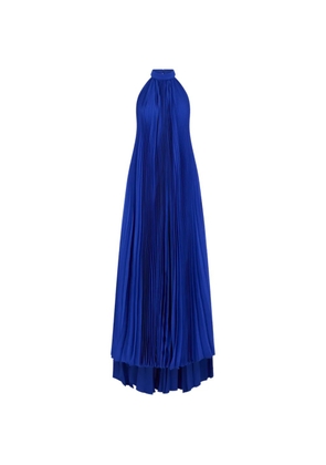 TOM FORD pleated halter dress - Blue