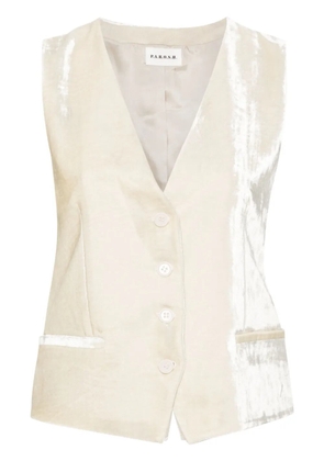 P.A.R.O.S.H. velvet gilet - Neutrals