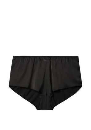 Calvin Klein logo-patch briefs - Black
