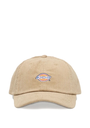 DICKIES logo-embroidered corduroy baseball cap - Neutrals