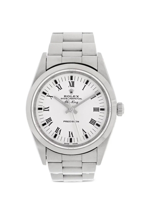 Rolex Roman Numerals Air King 34mm - White