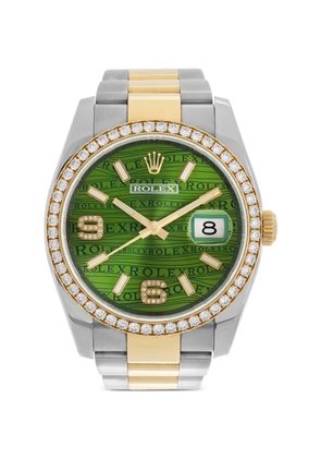 Rolex 2014 Datejust diamond 36mm - Green