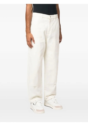 Stüssy Work cotton trousers - Neutrals