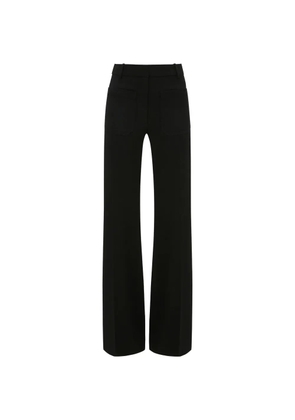 Victoria Beckham Alina flared-leg trousers - Black