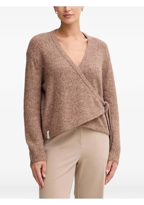 Gaudi wrap-tie cardigan - Brown