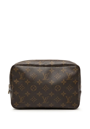Louis Vuitton Pre-Owned 1987 Monogram Trousse Toilette 23 clutch bag - Brown