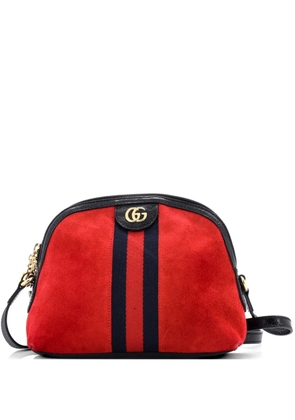 Gucci Pre-Owned Ophidia Dome Shoulder Bag Suede Small crossbody bag - Red
