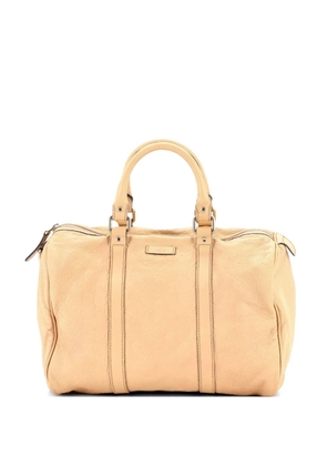 Gucci Pre-Owned Joy Boston Bag Guccissima Leather Medium handbag - Neutrals